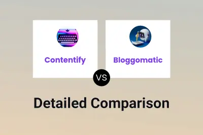 Contentify vs Bloggomatic Detailed comparison features, price