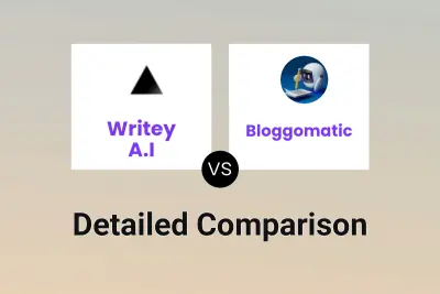 Writey A.I vs Bloggomatic Detailed comparison features, price