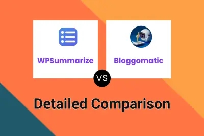 WPSummarize vs Bloggomatic Detailed comparison features, price