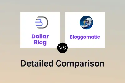 Dollar Blog vs Bloggomatic Detailed comparison features, price