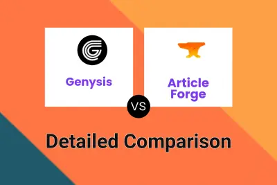 Genysis vs Article Forge Detailed comparison features, price