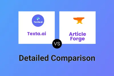 Texta.ai vs Article Forge Detailed comparison features, price