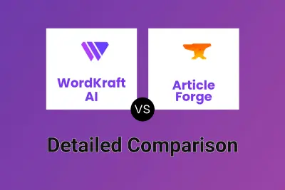 WordKraft AI vs Article Forge Detailed comparison features, price