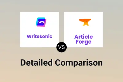 Writesonic vs Article Forge Detailed comparison features, price