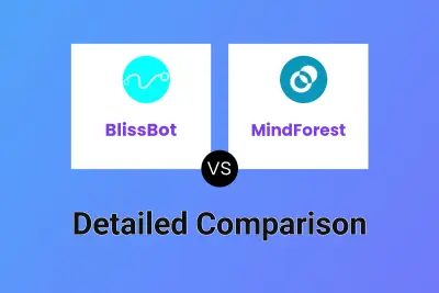 BlissBot vs MindForest Detailed comparison features, price