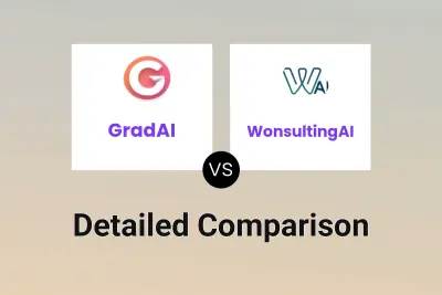 GradAI vs WonsultingAI Detailed comparison features, price