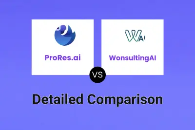 ProRes.ai vs WonsultingAI Detailed comparison features, price