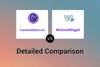 Coverletters.co vs WonsultingAI Detailed comparison features, price