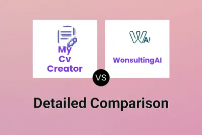 My Cv Creator vs WonsultingAI Detailed comparison features, price