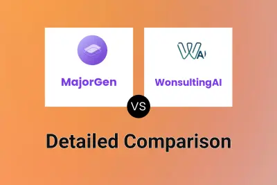 MajorGen vs WonsultingAI Detailed comparison features, price