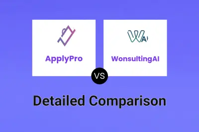 ApplyPro vs WonsultingAI Detailed comparison features, price