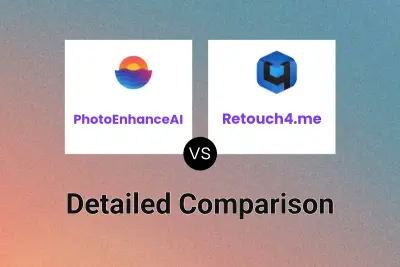 PhotoEnhanceAI vs Retouch4.me Detailed comparison features, price