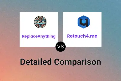 ReplaceAnything vs Retouch4.me Detailed comparison features, price