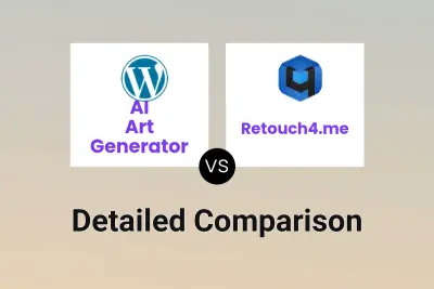 AI Art Generator vs Retouch4.me Detailed comparison features, price