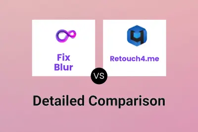 Fix Blur vs Retouch4.me Detailed comparison features, price