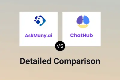 AskMany.ai vs ChatHub Detailed comparison features, price