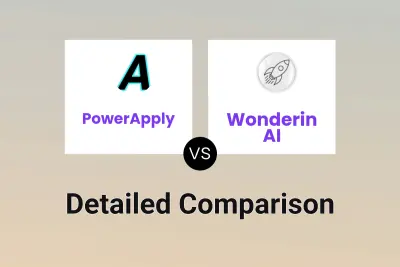 PowerApply vs Wonderin AI Detailed comparison features, price