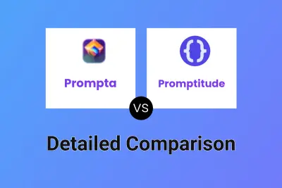 Prompta vs Promptitude Detailed comparison features, price