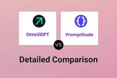 OmniGPT vs Promptitude Detailed comparison features, price