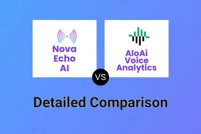 Nova Echo AI vs AloAi Voice Analytics Detailed comparison features, price