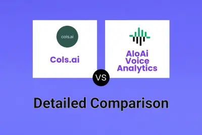 Cols.ai vs AloAi Voice Analytics Detailed comparison features, price