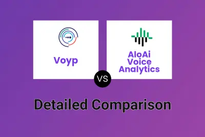 Voyp vs AloAi Voice Analytics Detailed comparison features, price