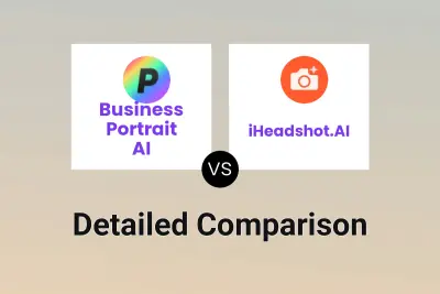 Business Portrait AI vs iHeadshot.AI Detailed comparison features, price