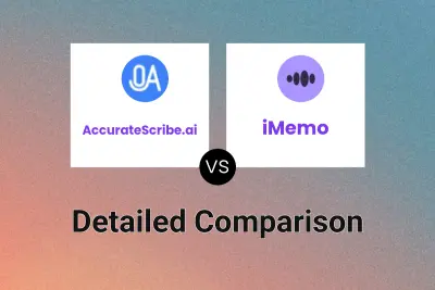 AccurateScribe.ai vs iMemo Detailed comparison features, price