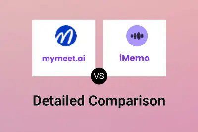 mymeet.ai vs iMemo Detailed comparison features, price