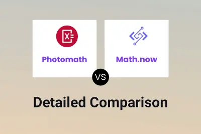 Photomath vs Math.now Detailed comparison features, price