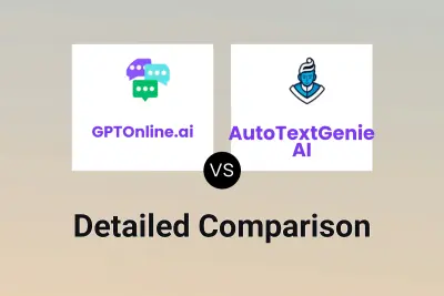 GPTOnline.ai vs AutoTextGenie AI Detailed comparison features, price