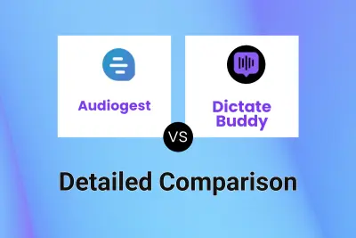 Audiogest vs Dictate Buddy Detailed comparison features, price