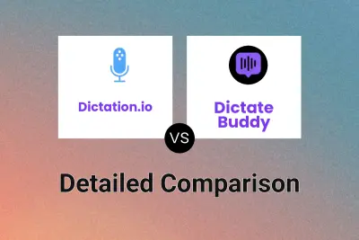 Dictation.io vs Dictate Buddy Detailed comparison features, price