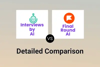 Interviews by AI vs Final Round AI Detailed comparison features, price