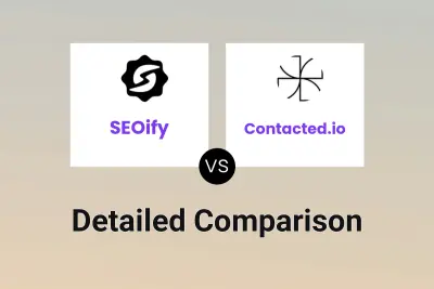 SEOify vs Contacted.io Detailed comparison features, price