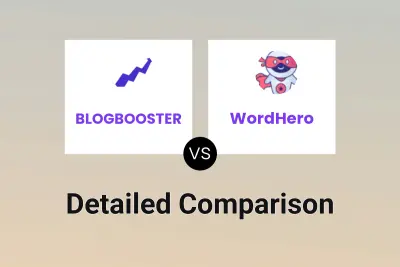 BLOGBOOSTER vs WordHero Detailed comparison features, price