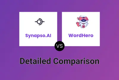 Synapso.AI vs WordHero Detailed comparison features, price