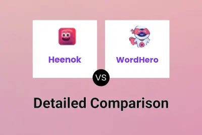 Heenok vs WordHero Detailed comparison features, price