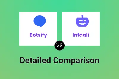 Botsify vs Intaali Detailed comparison features, price