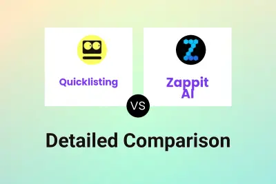 Quicklisting vs Zappit AI Detailed comparison features, price