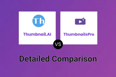 Thumbnail.AI vs ThumbnailsPro Detailed comparison features, price