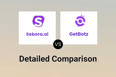 Sebora.ai vs GetBotz Detailed comparison features, price