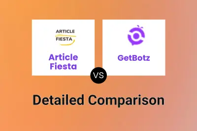 Article Fiesta vs GetBotz Detailed comparison features, price