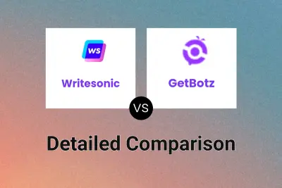 Writesonic vs GetBotz Detailed comparison features, price