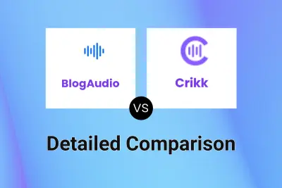 BlogAudio vs Crikk