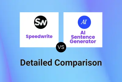 Speedwrite vs AI Sentence Generator