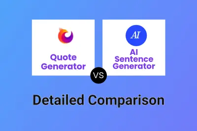 Quote Generator vs AI Sentence Generator