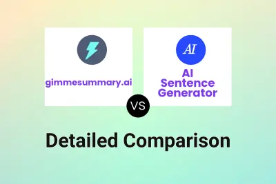 gimmesummary.ai vs AI Sentence Generator