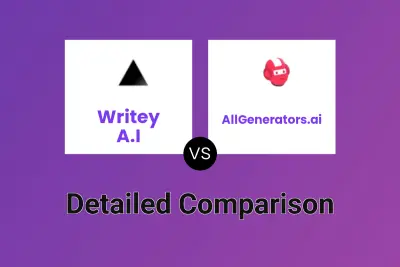 Writey A.I vs AllGenerators.ai