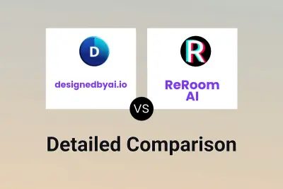 designedbyai.io vs ReRoom AI Detailed comparison features, price